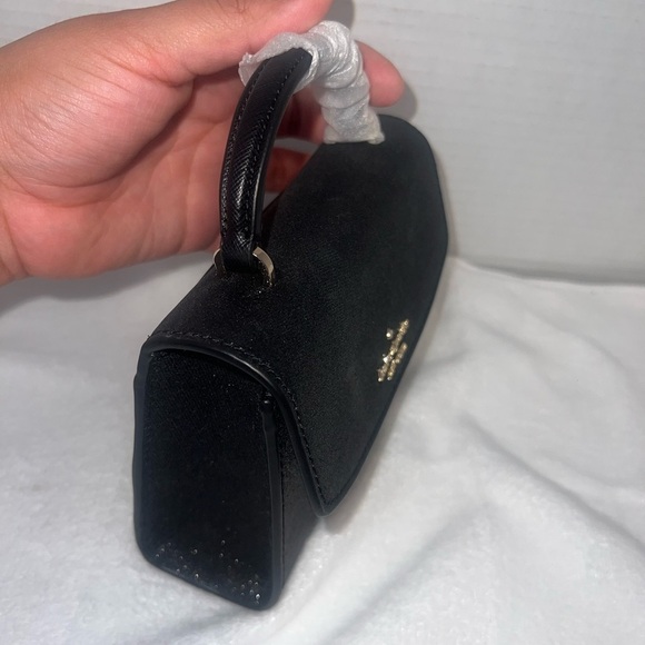 NWOT Kate Spade New York Mini Darcy Top Handle Satchel in black. - Picture 7 of 9